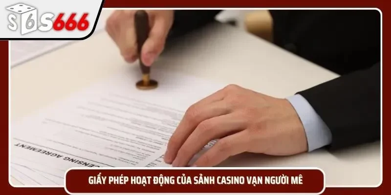 3 giấy phép hoạt động của Evo casino